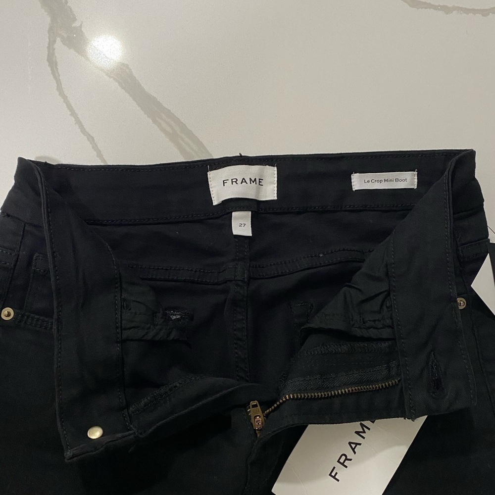 Frame black le crop mini boot jeans - Picture 8 of 11